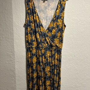 LOFT Floral Wrap Dress